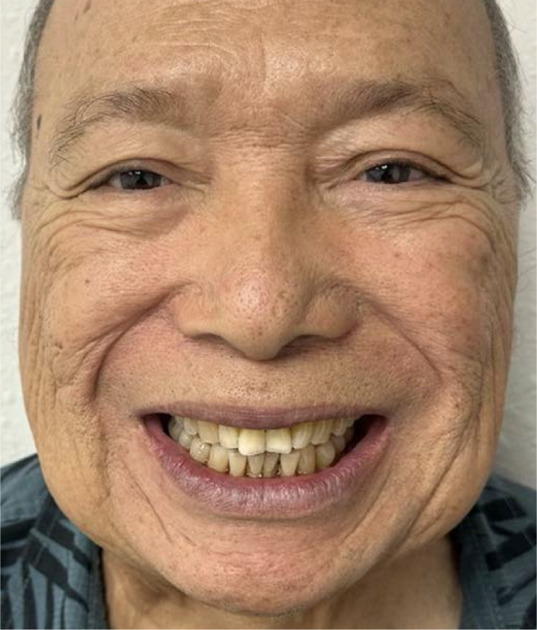 Close-up of man smiling